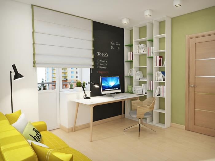 μοντέρνα επίπλωση γραφείου στο σπίτι ράφι βιβλιοθήκες ράφι γραφείο καρέκλα