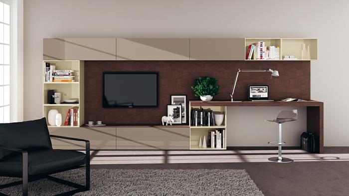 μοντέρνο σαλόνι εσωτερικές ιδέες τηλεόραση μονάδα τοίχου μινιμαλιστικό στυλ
