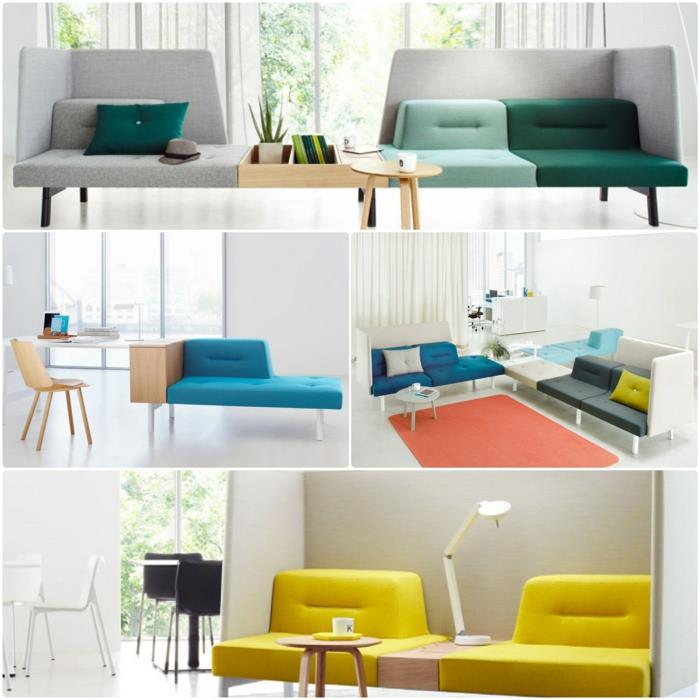 αρθρωτός καναπές και μοντέρνα έπιπλα γραφείου με έπιπλα σχεδιαστών