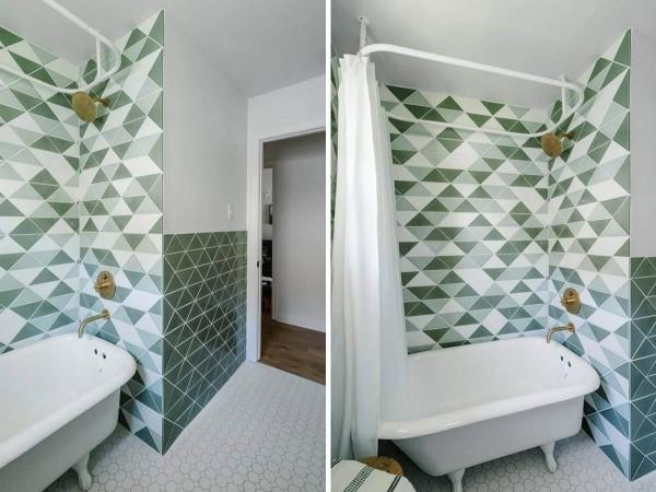 μωσαϊκό μοτίβο ιδέες σχεδιασμός μπάνιου