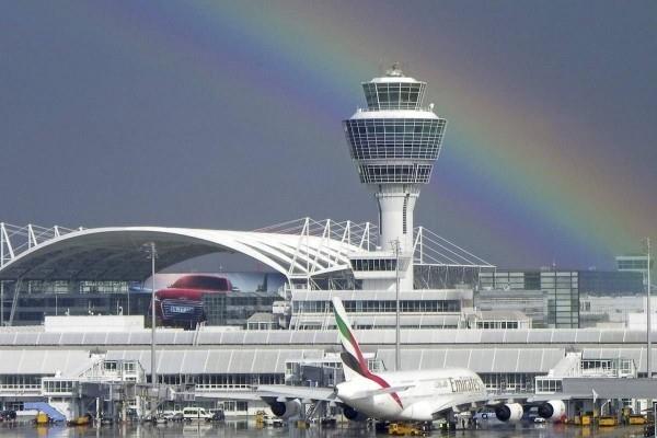 αεροδρόμιο του Μονάχου το αεροδρόμιο με ουράνιο τόξο