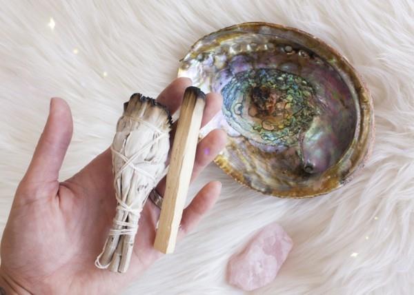 σετ αχιβάδα σετ θυμίαμα palo santo sage