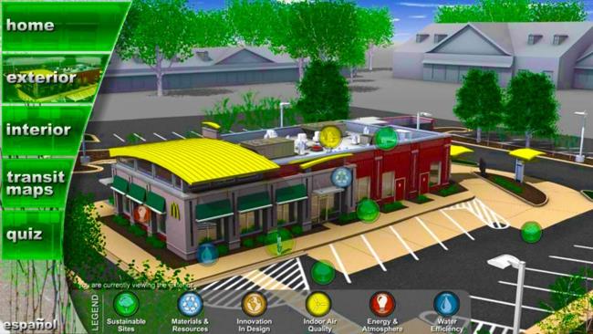 αρχιτεκτονική βιωσιμότητας McDonalds βιώσιμη οικοδόμηση πράσινης αρχιτεκτονικής
