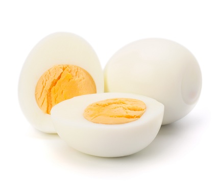 Kuru ciltler için haşlanmış yumurta
