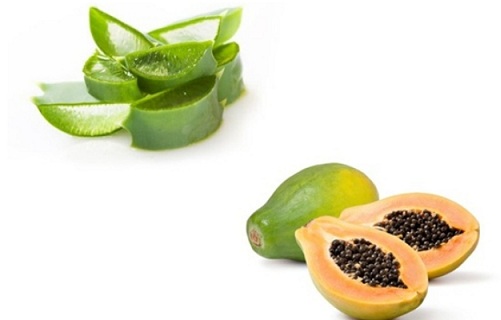 Bacaklardaki Tüyleri Almak İçin Melek Aloe Vera ve Papaya