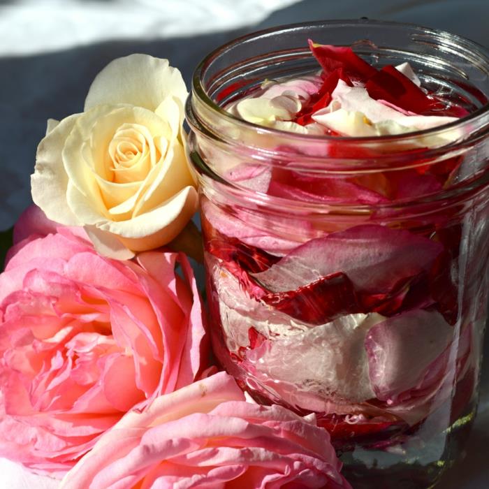φυσικά καλλυντικά rosenwasser DM άρωμα τριαντάφυλλο ανθίζει νερό άνθος