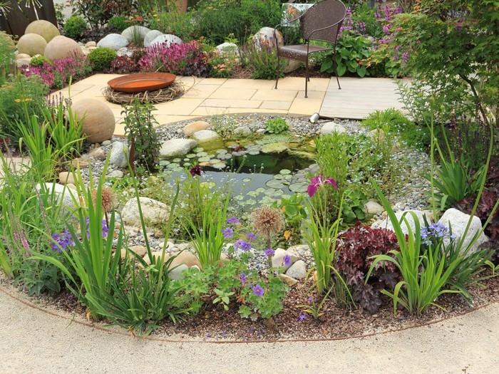 φυσικές πέτρες σχεδιασμός κήπου λιμνούλα κήπου δημιουργήστε το δικό σας τοπίο κήπου