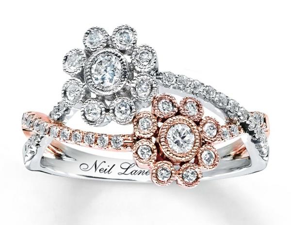 δαχτυλίδια αρραβώνων neil lane πρόταση γάμου δαχτυλίδι διαμάντια λουλούδια