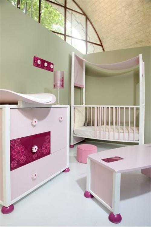 νέο μοντέρνο παιδικό δωμάτιο κοριτσίστικο ροζ άνετο