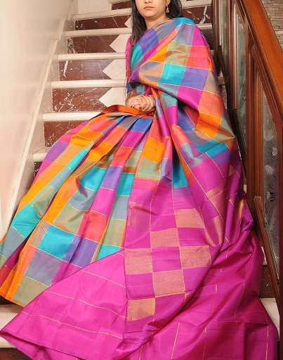 Patikrino Kanjeevaram Saree