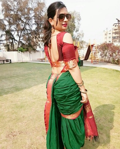 Tamilų Iyer Madisar Saree