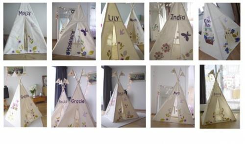 χαριτωμένο tipi ινδική σκηνή σε παιδικά δωμάτια ονόματα παιδιών