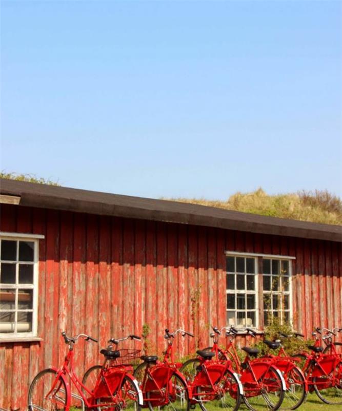 nordeney βόρεια λίμνη ανατολικό φριζικό νησί λευκά αμμόλοφο κόκκινα ποδήλατα