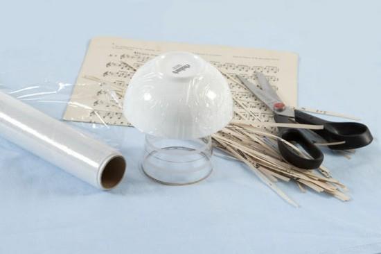 φτιάξτε μόνοι σας διακόσμηση τραπέζι μουσικής από χαρτί