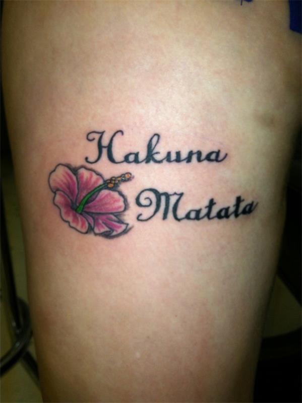 σχέδια τατουάζ μοτίβα hakuna matata