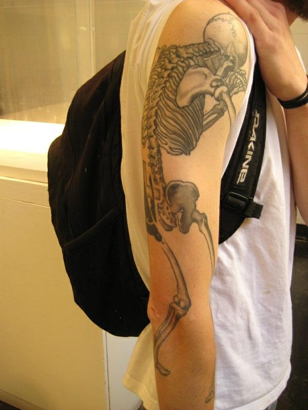 σχέδια τατουάζ μοτίβα σκελετός
