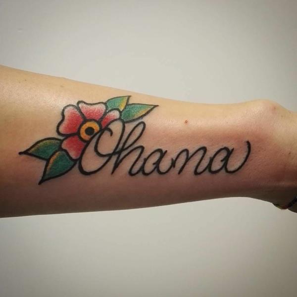 ohana tattoo γυναικείο τατουάζ