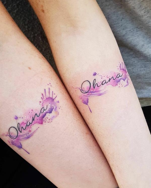 ohana tattoo ιδέα τατουάζ συνεργάτη