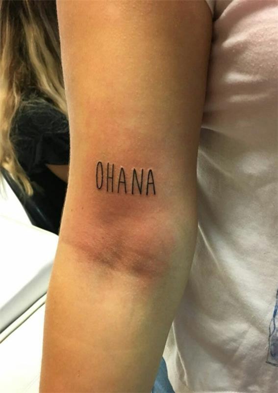 ohana τατουάζ γραμματοσειρά κυρίες τατουάζ
