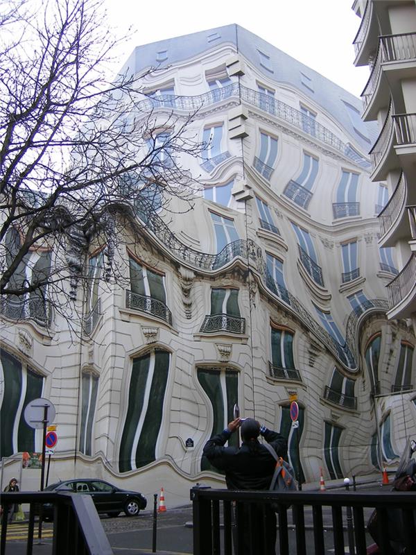 οπτικές ψευδαισθήσεις εικόνες όμορφες εικόνες φύσης κτίρια στο Παρίσι