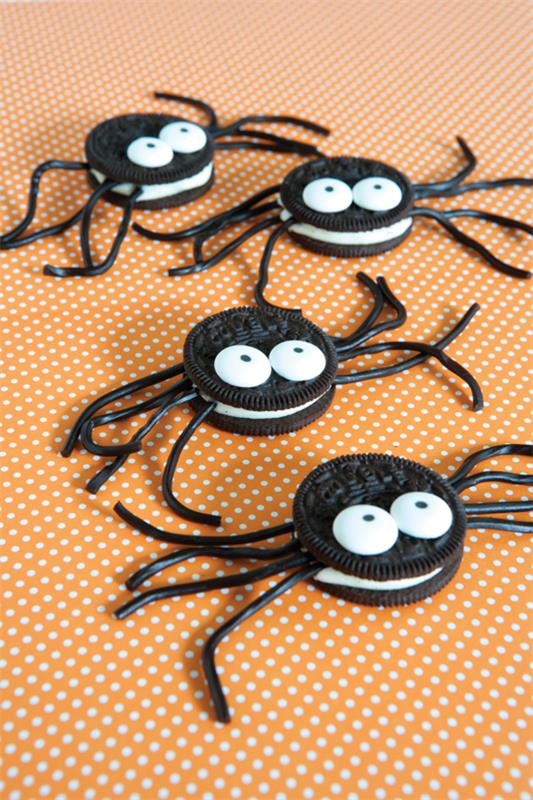 χειροτεχνίες oreo spider αποκριες