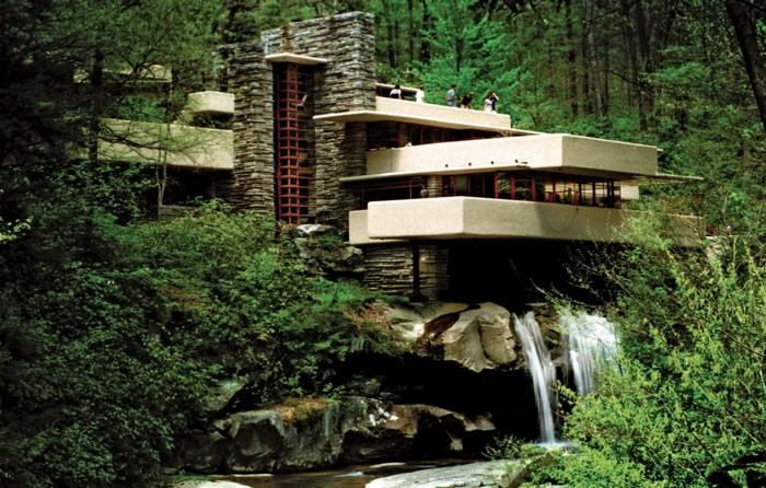 οργανική αρχιτεκτονική Frank Lloyd Wright house waterwater