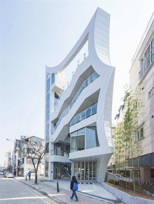 οργανική αρχιτεκτονική αρχιτεκτονικό κτίριο της νότιας Κορέας