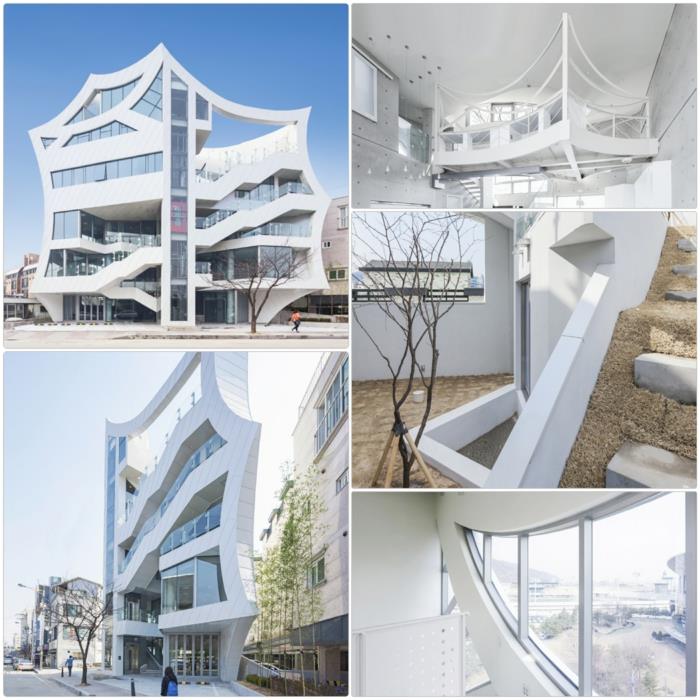 οργανική αρχιτεκτονική από τους αρχιτέκτονες IROJE KHM Νότια Κορέα