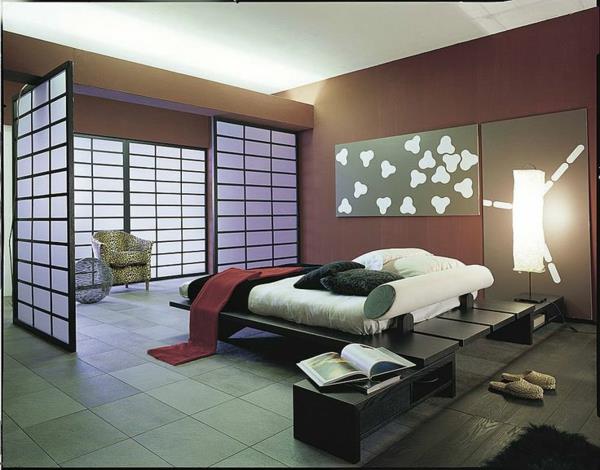 υπνοδωμάτιο ασιατικός σχεδιασμός υπέροχες ιδέες διακόσμησης