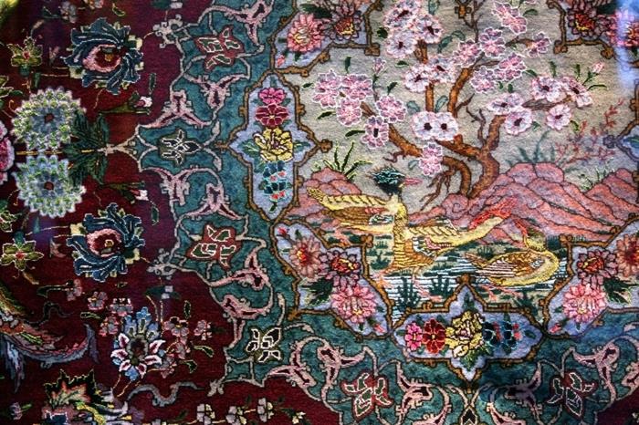 ανατολίτικα χαλιά λαογραφικό μοτίβο floral animal persian