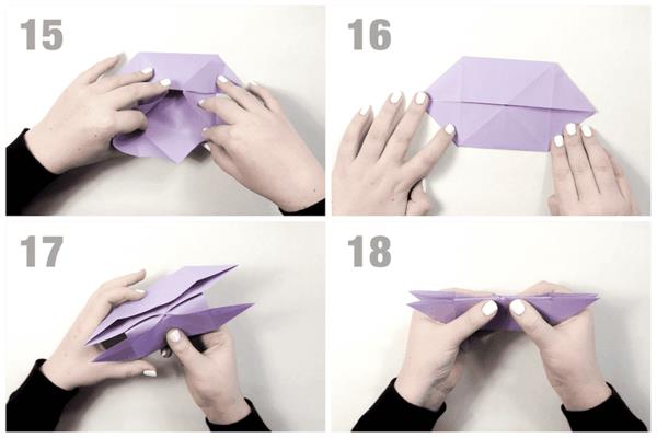 οδηγίες origami tinker πεταλούδα