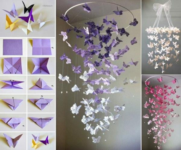 μπιφτέκι πεταλούδα origami από χαρτί