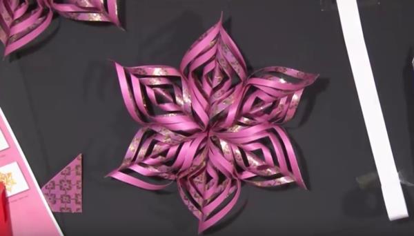 origami χριστουγεννιάτικο αστέρι tinker από χαρτί