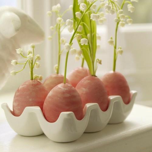 πρωτότυπες ιδέες διακόσμησης για πασχαλινά ροζ πασχαλινά αυγά
