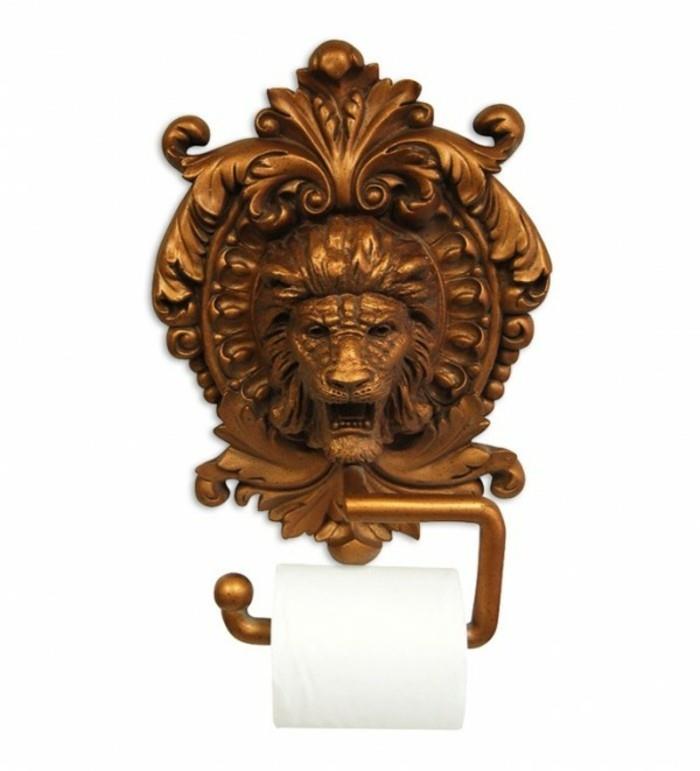 αυθεντικό ρολό τουαλέτας κάτοχος αξεσουάρ μπάνιου λιοντάρι κεφαλή τουαλέτας ρολό