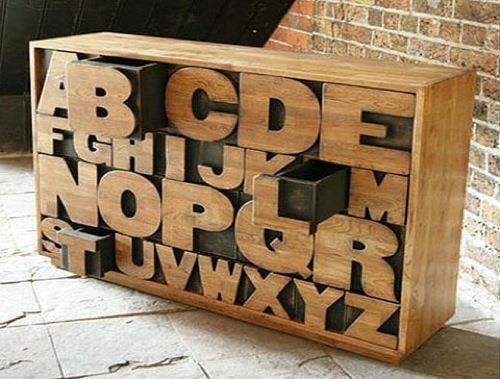 πρωτότυπα ενδιαφέροντα κομψά ξύλινα γράμματα kent london