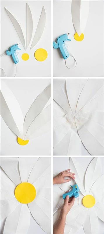 Πασχαλινές χειροτεχνίες με οδηγίες από λουλούδια από χαρτί