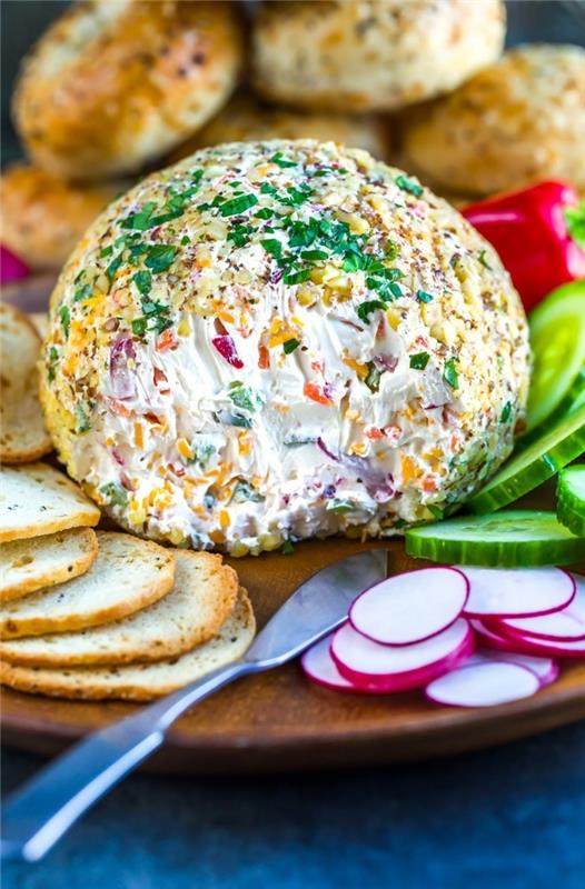 πασχαλινές συνταγές brunch ιδέες βότανο βούτυρο kaesebaelle