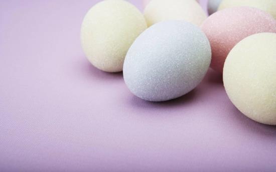 πασχαλινές ιδέες διακόσμησης πασχαλινά αυγά παστέλ χρώματα