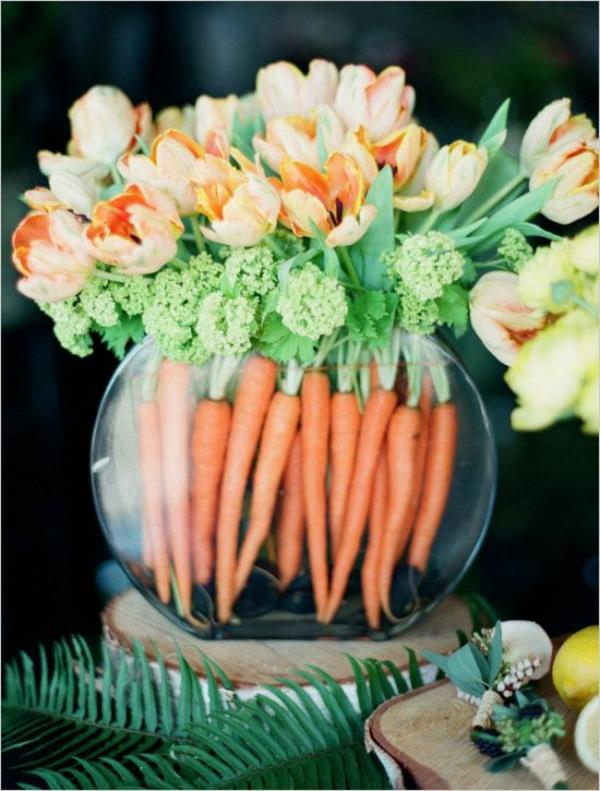 φτιάξτε τις δικές σας πασχαλινές διακοσμήσεις τουλίπες καρότα