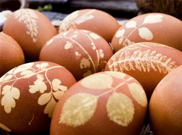 Πασχαλινή διακόσμηση Πασχαλινά αυγά χρωματισμός φύσης