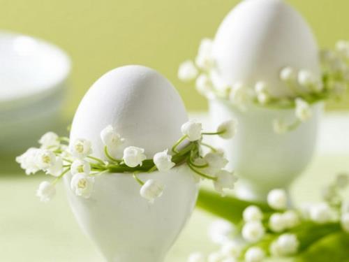 tinker πασχαλινα αυγα Πασχαλινή διακόσμηση αυγοθήκη λευκό