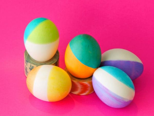 χρωματίστε πασχαλινά αυγά φρεσκοσχεδιάστε πασχαλινές ιδέες χειροτεχνίας
