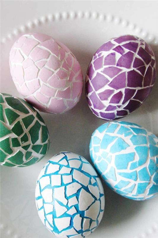 χρωματίστε πασχαλινά αυγά διακοσμήστε πασχαλινά αυγά δημιουργήστε ένα αποτέλεσμα μόνοι σας