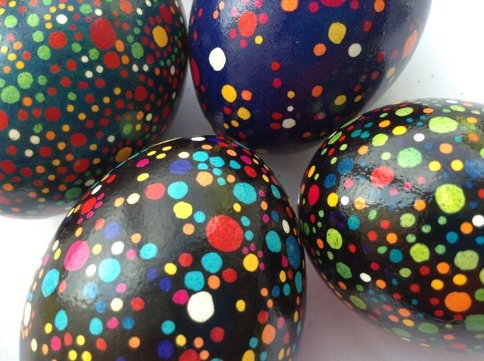 χρωματίστε πασχαλινά αυγά διακοσμήστε πασχαλινά αυγά φτιάξτε τις δικές σας πασχαλινές διακοσμήσεις διάστικτες