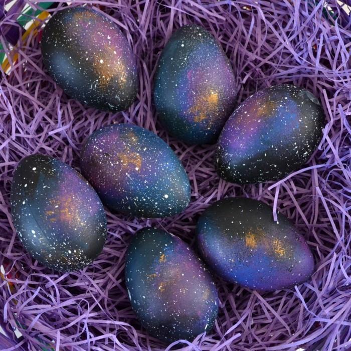 ζωγραφίστε πασχαλινά αυγά διακοσμήστε πασχαλινά αυγά κάντε πασχαλινές διακοσμήσεις μόνοι σας έναστρος ουρανός