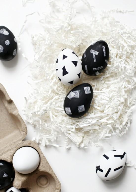 Πασχαλινά αυγά διακοσμούν γραφικά ιδέες διακόσμησης Πάσχα