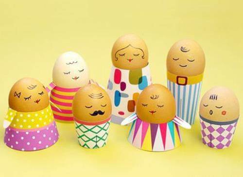 Πασχαλινά αυγά με κούκλες