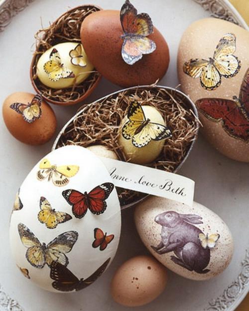 Πασχαλινό λαγουδάκι-πεταλούδες-πασχαλινά-αυγά-διακόσμηση-ιδέα