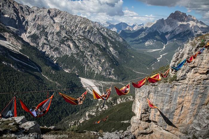 αιώρες highline που συναντούν αιώρες extreme sports